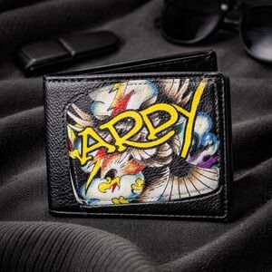 New In Box Ed Hardy Mens Wallet